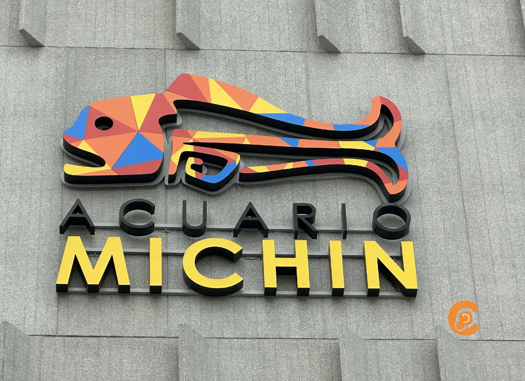 Señalética 3D Acuario Michin — Solferino POP