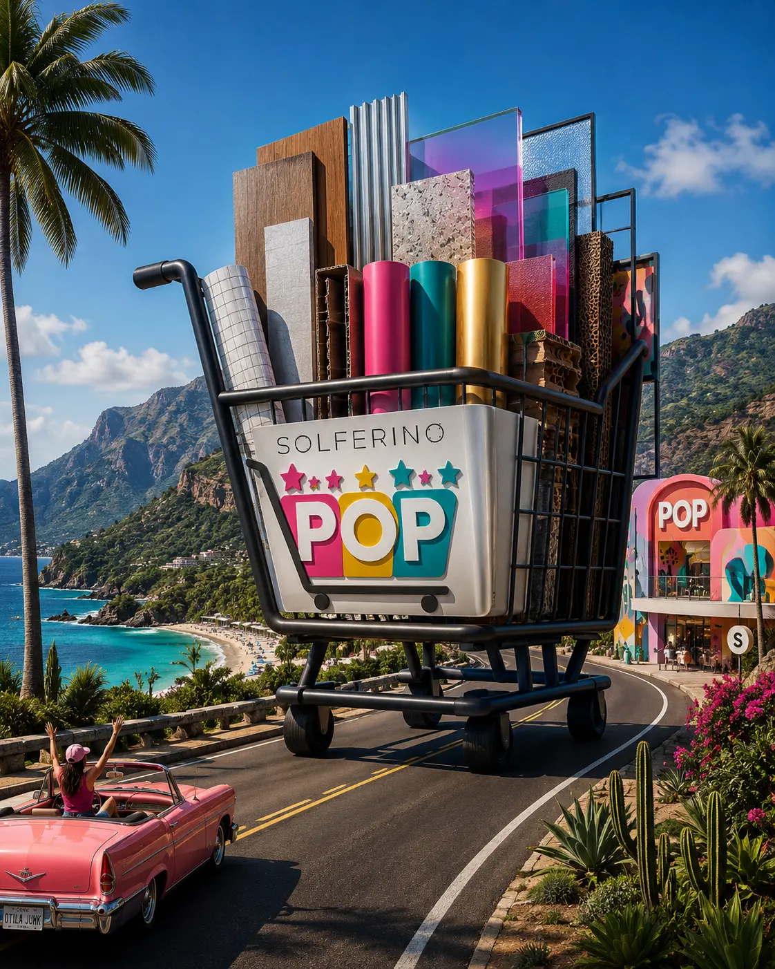 Instalación y material POP desarrollado por Solferino POP